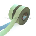 Grey high intensity Reflective Artificial pvc foam Leather